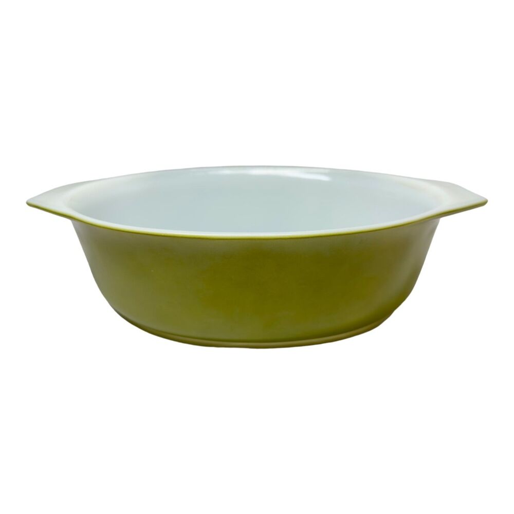 Vintage Pyrex 2 1/2 Quart Verde Dish #045, Mid-Century Modern (MCM)